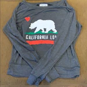 Women’s Reflex long sleeve California love t-shirt